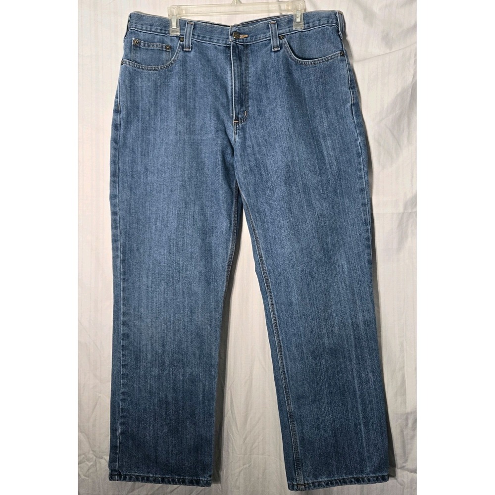 Carhartt Relaxed Fit Holter Straight Leg Jeans (Style 101483-980) Men's 38x30